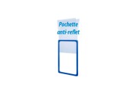 Pochette anti-reflect (A4 ou A3) pour système porte-affiche.